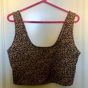 Leopard Crop Top